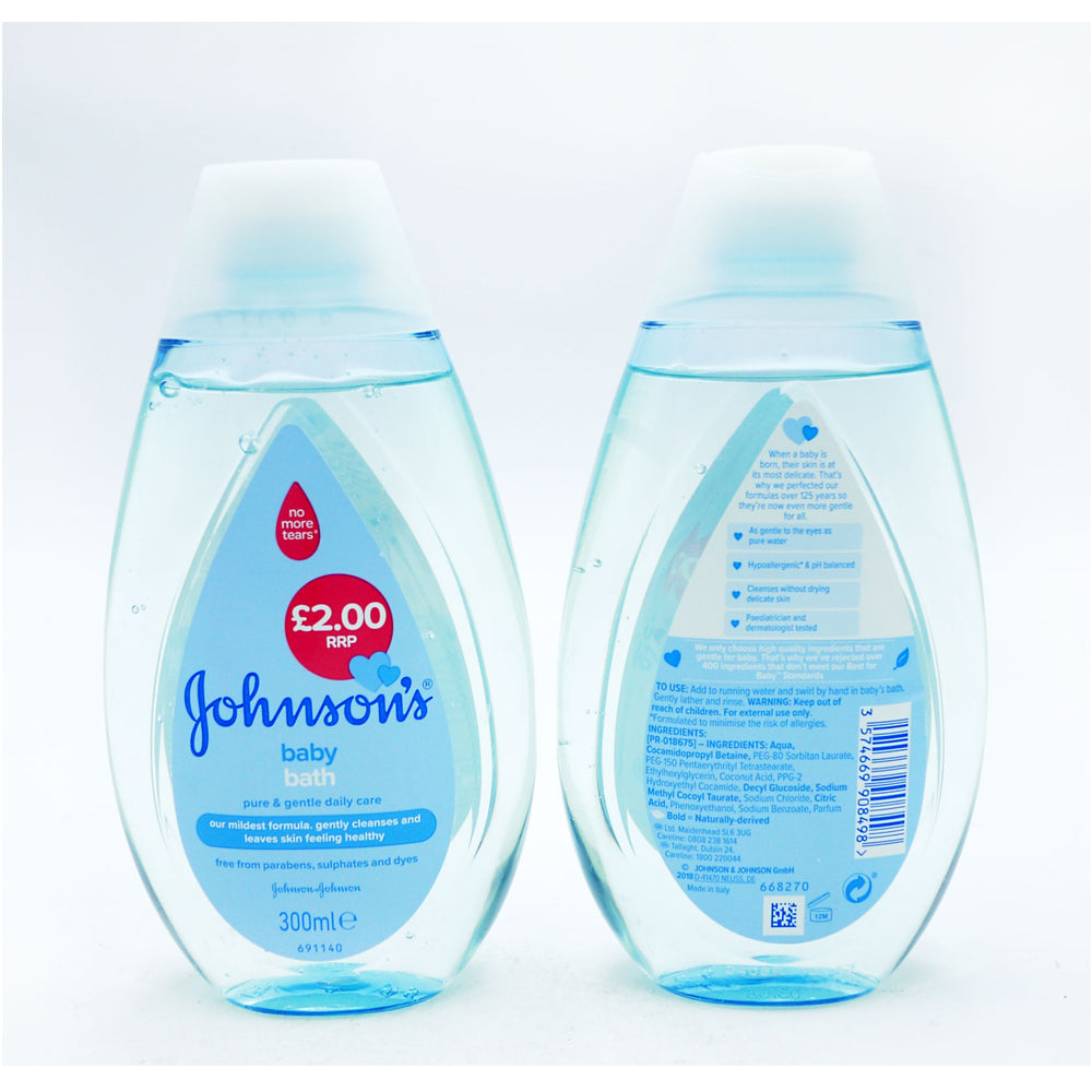 Johnsons Baby Bath Regular 300ml Johnsons Baby Bath Regular 300ml